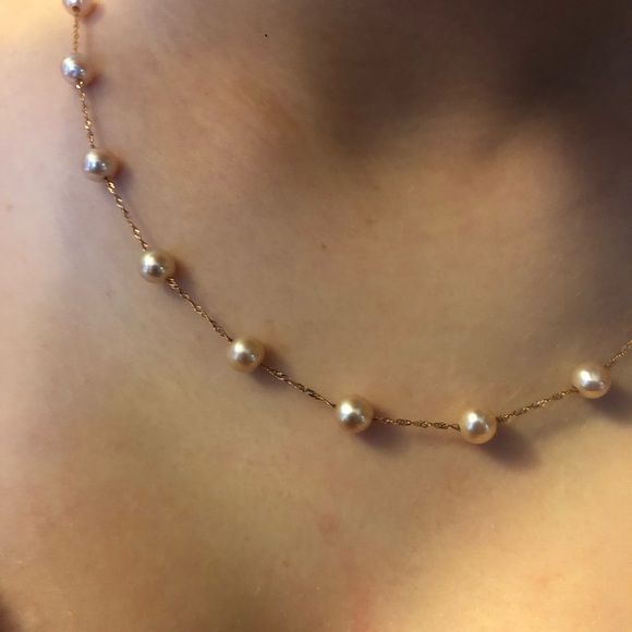 effy Jewelry - EFFY  rose gold & pink pearl necklace